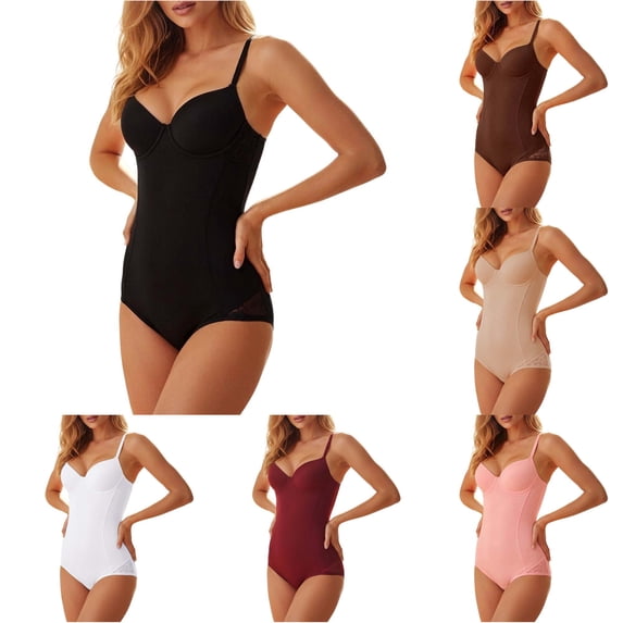 Xiaoxatg Bodysuits for Women Multicolor Lace Corset Top Chest Holding Waist Tight Corset Belly Cosing Rubber Bone Structure Black XL
