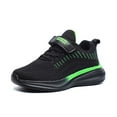 thumbnail image 1 of Xiaoxatg Boys Athletic Sneakers Lightweight School Sports Shoes Flexible Sole Durable Kids Footwear For Play And Daily Training 9-9.5 Years Green, 1 of 9
