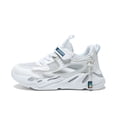 thumbnail image 1 of Xiaoxatg Boys Sneakers Lightweight Breathable Mesh Sports Shoes For Daily Wear Outdoor Adventures Hiking Picnics And Non Comfort Walking 6-7 Years White, 1 of 8