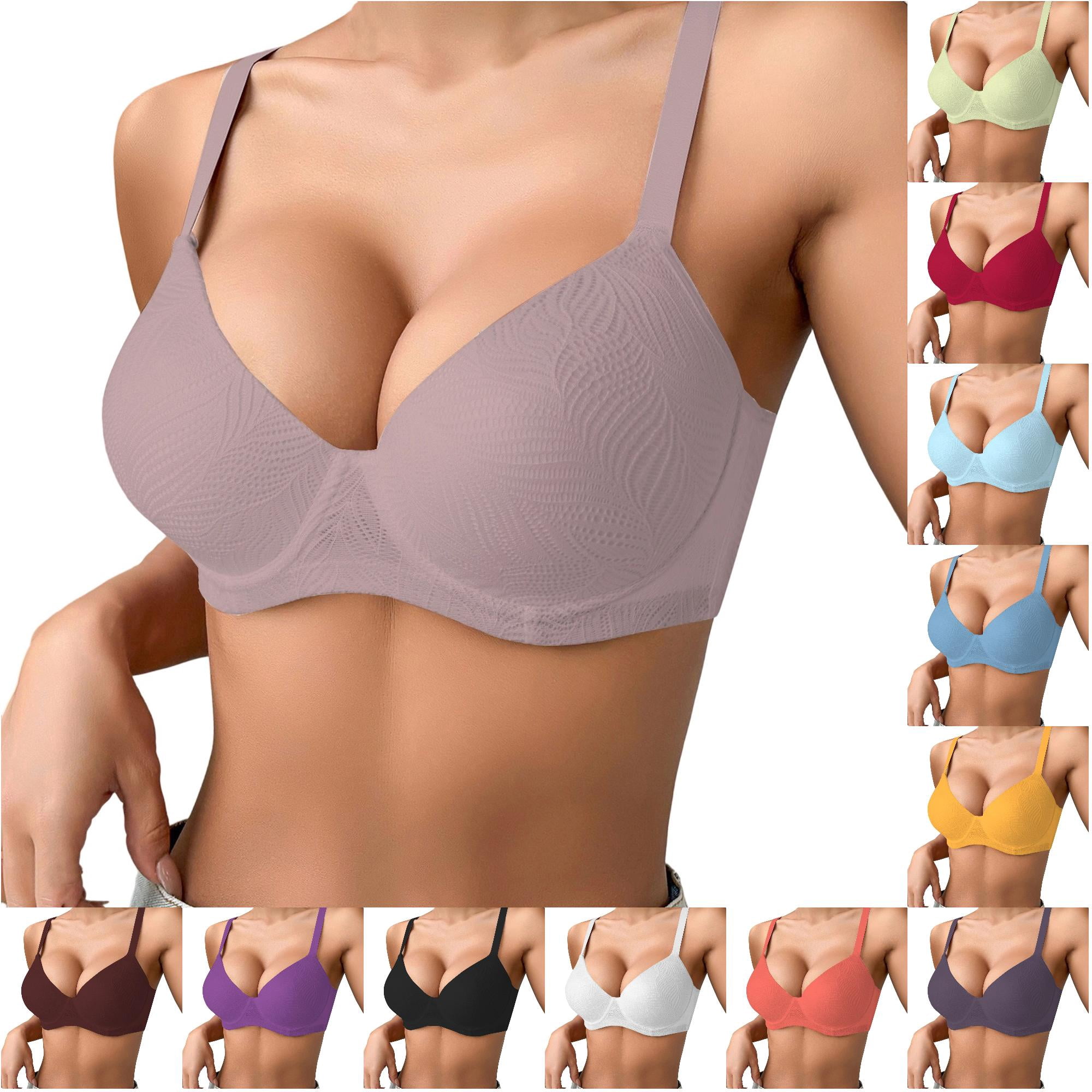Xiaoxatg Bras for Women Full Coverage European Push Up Lace with