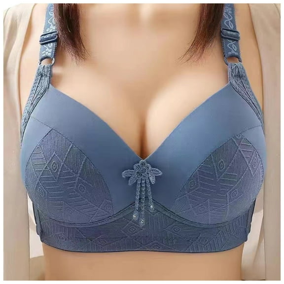 Xiaoxatg Comfortable Seamless Full Coverage Bra For Women Wireless Bras With Soft Support Regular And Plus Size Back Bra
