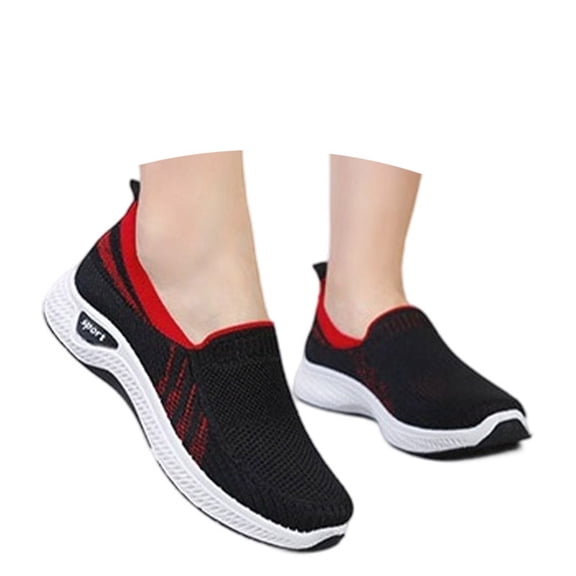 Xiaoxatg Comfortable Women's Casual Shoes for Everyday Use with Breathable Mesh Design Ideal for Spring and Summer Pairing with Jeans and Casual Outfits 7 Black