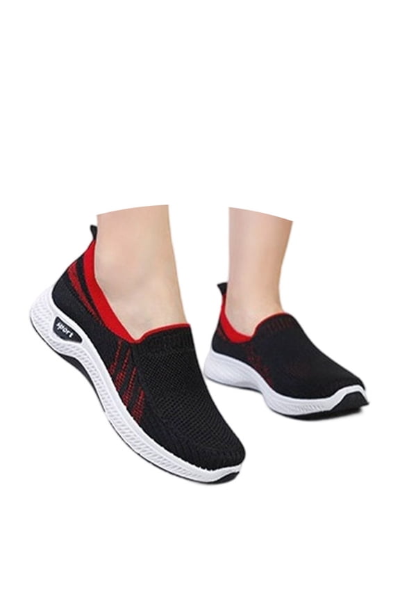 Comfortable Women's Casual Shoes for Everyday Use with Breathable Mesh Design Ideal for Spring and Summer Pairing with Jeans and Casual Outfits 8.5 Black
