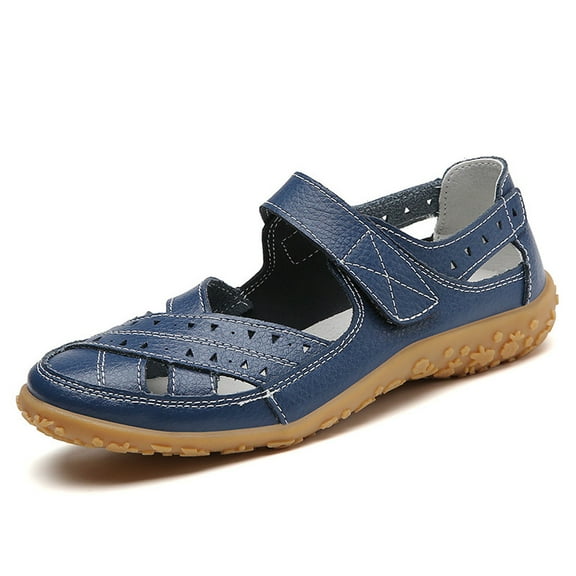 Xiaoxatg Comfortable Women's Casual Shoes With Versatile Hook And Loop Closure Ideal for Daily Outfits Effortless Style for All-Year Wear 11.5 Dark Blue