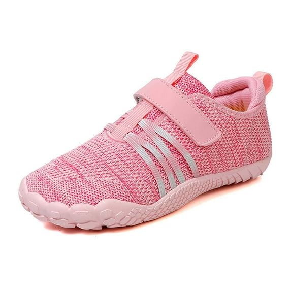 Xiaoxatg Girls Outdoor Hiking Sneakers Lightweight Sports Shoes For Kids With Excellent Traction And Durable Design For Children Ages 5 To 14 Years 12.5 Pink
