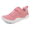 thumbnail image 1 of Xiaoxatg Girls Sneakers Kids Lace Up Slip Lightweight Outdoor Trekking Walking Running Shoes Pink 4.5, 1 of 4