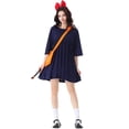 thumbnail image 1 of Xiaoxatg Halloween for Women Elegant Gown for Role Play Halloween Party Outfit Dark Blue M, 1 of 8