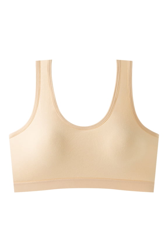 Ladies Light Underwear Lace Without Steel Ring Gathered Comfortable Straps Tank Top Models Bottoming Bra Support Bras for Women