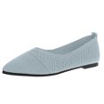 thumbnail image 1 of Xiaoxatg Leisure Women's Mesh Soft Sole Non Flat Pointed Toe Breathable On Lazy Shoes for Casual Outings Travel and Everyday Comfort 6 Blue, 1 of 6