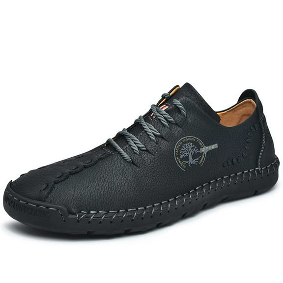 Xiaoxatg Men's Casual Shoes Breathable Sneakers On Comfortable Walking Footwear Ideal for Daily Activities and Outdoor Adventures 7 Black