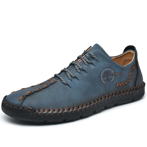 Xiaoxatg Men's Casual Shoes Breathable Sneakers On Comfortable Walking Footwear Ideal for Daily Activities and Outdoor Adventures 9.5 Blue