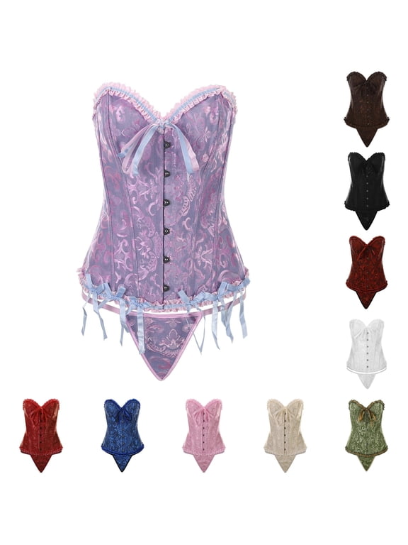 Shapewear for Women Bodysuits Waist Trainers Body Sculpting Corsets Bust Enhancer for Various Occasions and Events Blue XXXXXL