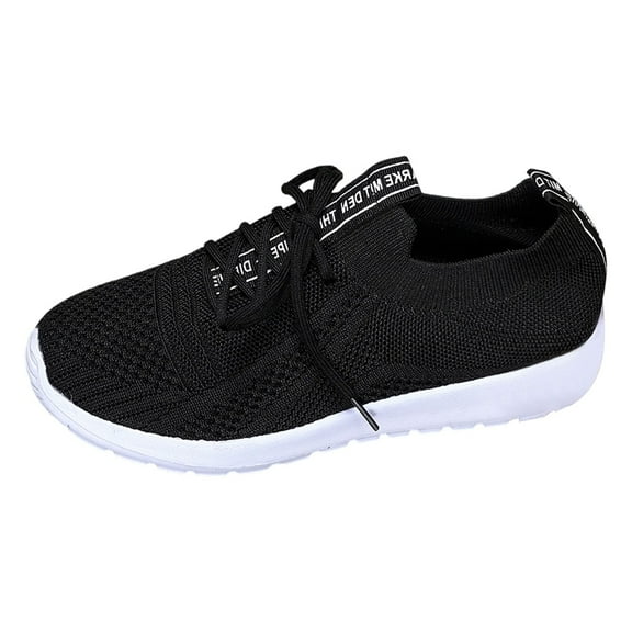 Xiaoxatg Stylish Women's Sneakers for Casual and Athletic Wear Low Top Lace Up Design Comfortable and Versatile On Footwear Ideal for Everyday Activities 8.5 Black
