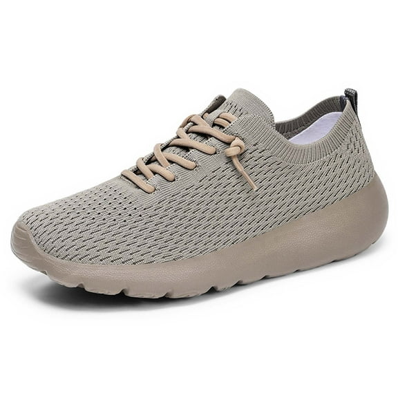 Xiaoxatg Women's Breathable Casual Sneakers Comfortable Soft Sole Footwear for Everyday Running Sports Travel and Leisure Activities 9 Army Green