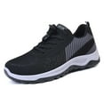 thumbnail image 1 of Xiaoxatg Women's Breathable On Sneakers for Casual Comfortable Walking Lightweight Flat Sole Ideal for Outdoor Activities and Daily Wear 9 Black, 1 of 6