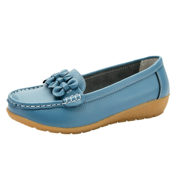 Xiaoxatg Women's Casual Shoes Comfortable Breathable Soft Sole Lightweight Canvas Footwear for Daily Leisure Activities 6 Light Blue