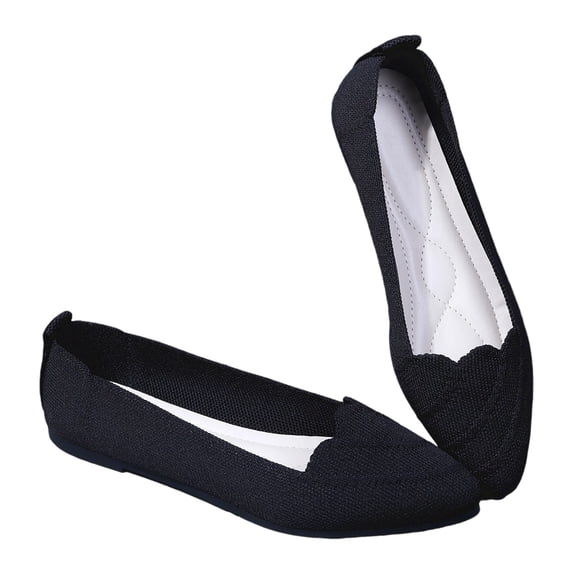 Xiaoxatg Women's Casual Shoes for Everyday Wear - Versatile Footwear for Leisure Activities - for Denim Outfits - Comfortable Mid Heel Design - Ideal for All Seasons 7.5 Black