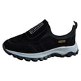 thumbnail image 1 of Xiaoxatg Women's Casual Shoes Large Size Outdoor Walking On Soft Soled Stylish Footwear Designed for All Seasons 8.5 Black, 1 of 7