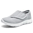 thumbnail image 1 of Xiaoxatg Women's Casual Shoes Lightweight Solid Color Sneakers for Spring and Summer Outdoor Activities Comfortable Walking Footwear 6.5 Grey, 1 of 9