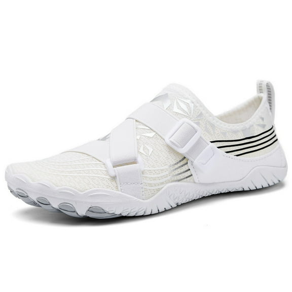 Xiaoxatg Women's Casual Shoes - Versatile Water Shoes for Outdoor Activities for Hiking Beach Swimming and Travel 8.5 White