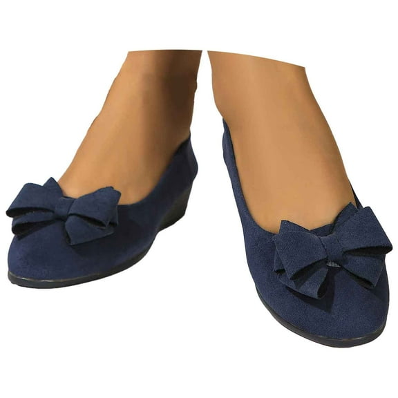 Xiaoxatg Women's Casual Shoes for Everyday Wear - Stylish -On Design Suitable for Work Dates - Versatile Footwear Ideal for All Seasons 6.5 Blue