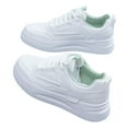 thumbnail image 1 of Xiaoxatg Women's Casual Sneakers Breathable Comfort for Daily Wear Lightweight Fashion Walking Shoes with Lace-Up Design 6 Green, 1 of 7