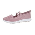 thumbnail image 1 of Xiaoxatg Women's Comfortable Casual -On Shoes Soft Sole Lightweight Breathable Canvas Footwear for Everyday Use and Travel 8.5 Pink, 1 of 9