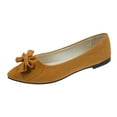 thumbnail image 1 of Xiaoxatg Women's Comfortable On Ballet Shoes with Square Toe for Daily Casual Wear and 8.5 Brown, 1 of 3