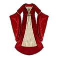 thumbnail image 1 of Xiaoxatg Womens Halloween Elegant Cosplay Dress Halloween Performance Gown Little Red Riding Hood Outfit Red XL, 1 of 2