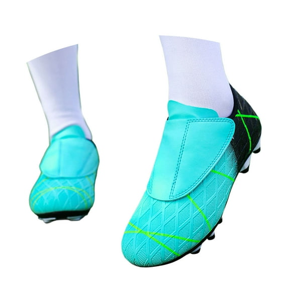 Xiaoxatg Youth Football Boots Unisex Kids Cleats For Outdoor Training And Non Performance With Durable Construction 7-8 Years Sky Blue