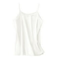 thumbnail image 1 of Xiaoxuuuu Women's Scoop Neck Sleeveless Knit Ribbed Fitted Casual Crop Tank Top Tan Shirts for Women, 1 of 5