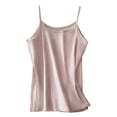 thumbnail image 1 of Xiaoxuuuu Women's Scoop Neck Sleeveless Knit Ribbed Fitted Casual Crop Tank Top Tan Shirts for Women, 1 of 3