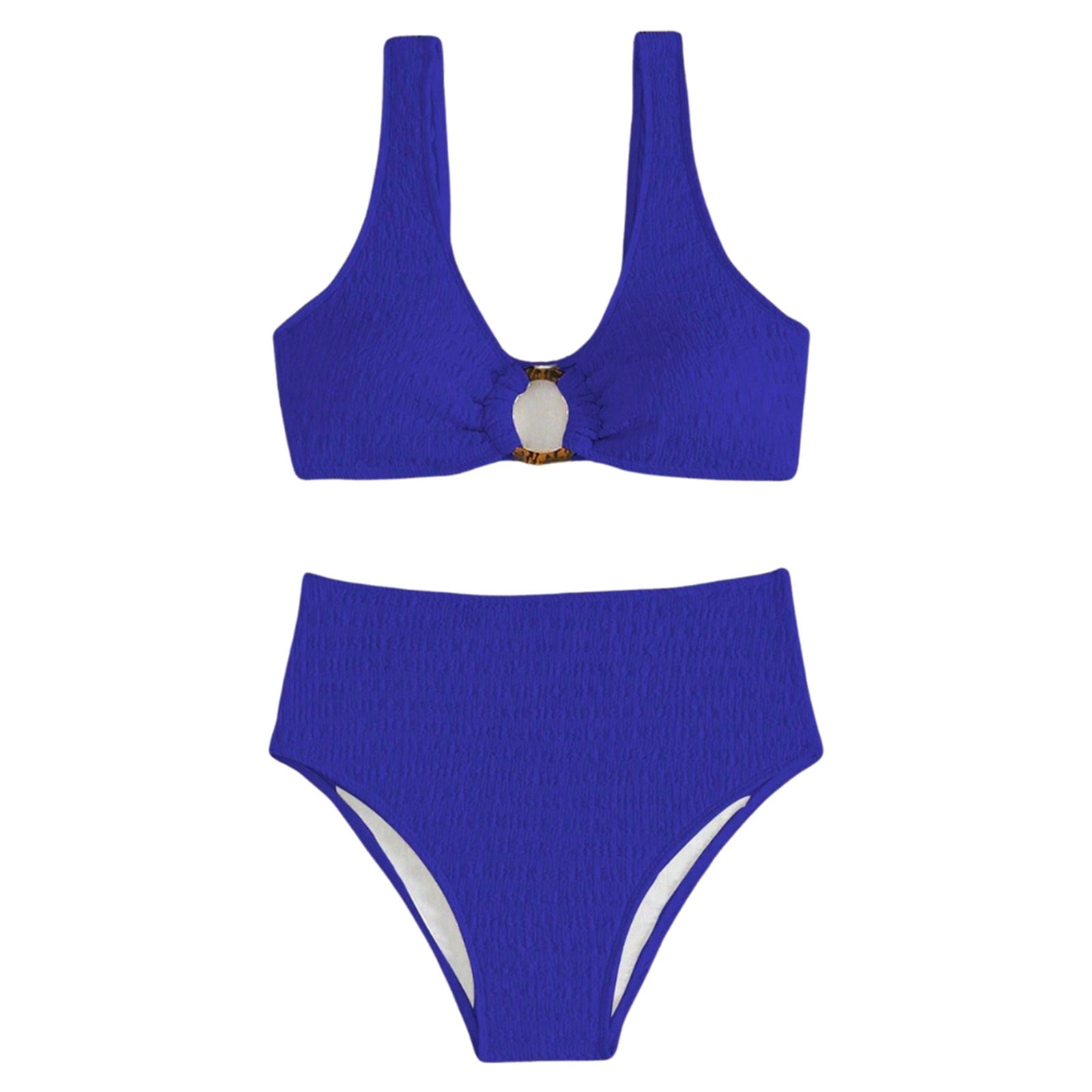 Xiaoxuuuu Womens High Waisted Two Piece Bikini Sets High Cut Swimsuits Bathing Suits Women plus
