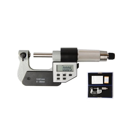 Xibei Brand 0-25mm 25-50mm 50-75mm 75-100mm Digital Screw Thread Micrometers With Double Measuring Forces ,Easy to Operate