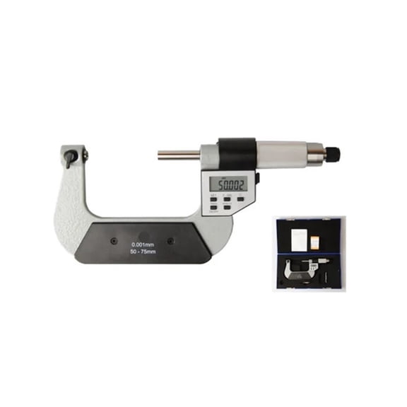 Xibei Brand 0-25mm 25-50mm 50-75mm 75-100mm Digital Screw Thread Micrometers With Double Measuring Forces ,Easy to Operate