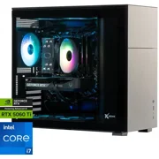 Xidax Gaming Desktop PC X-6 Series X-6 RTX 5060Ti 16GB + i7 14700F Xen Black Intel Core i7-14700F 32GB DDR5 2TB NVMe SSD GeForce RTX 5060 Ti Windows 11 Home