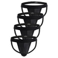 thumbnail image 1 of Xidunhg Men's Briefs Jockstrap Underwear Black/4pack M, 1 of 3