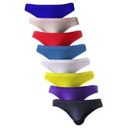 Xidunhg Mens Briefs Multipack Bikini Silk Breathable Underwear 8pack S