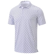 Xidunhg Mens Golf Polo Shirts Short Sleeve Print Performance Moisture Wicking Dry Fit Outdoor Golf Shirts for Men