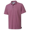 thumbnail image 1 of Xidunhg Men's Golf Polo Shirts Short Sleeve Print Performance Moisture Wicking Dry Fit Outdoor Golf Shirts for Men, 1 of 9