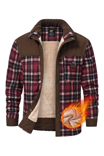 Mens Buffalo Plaid Jackets for Fall and Winter