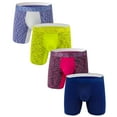 thumbnail image 1 of Xidunhg Men's Pouch Underwear Performance No Ride Up Boxer Briefs Muti02/4pack M, 1 of 7