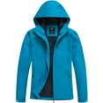 thumbnail image 1 of Xidunhg Women's Lightweight Jacket Waterproof Packable with Hood Cycling Bike Outdoor Jacket Windbreaker Blue L, 1 of 12