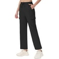thumbnail image 1 of Xidunhg Women's Hiking Pants Lightweight Quick Dry Cargo Pants Casual Work Travel Safari Clothes Black 2XL, 1 of 9