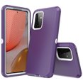 thumbnail image 1 of Xihaiying Samsung Galaxy A72 5G Case Heavy Duty Hard Shockproof Armor Protector Case Cover for Galaxy A72 5G Phone Case (Purple+White), 1 of 6