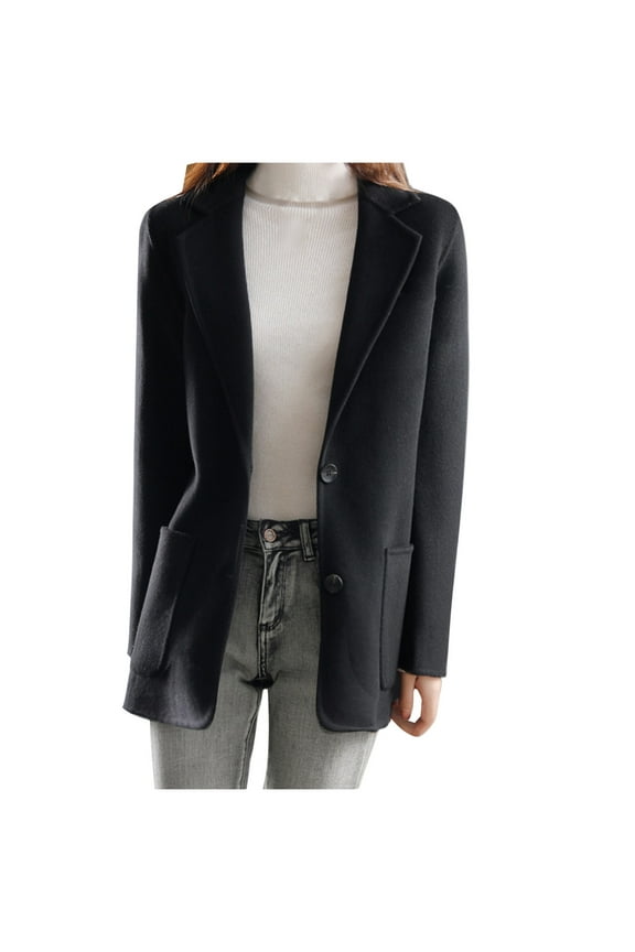 Blazer Jackets for Women Casual Blazers Open Front Long Sleeve Work Office Sweater Blazer Women