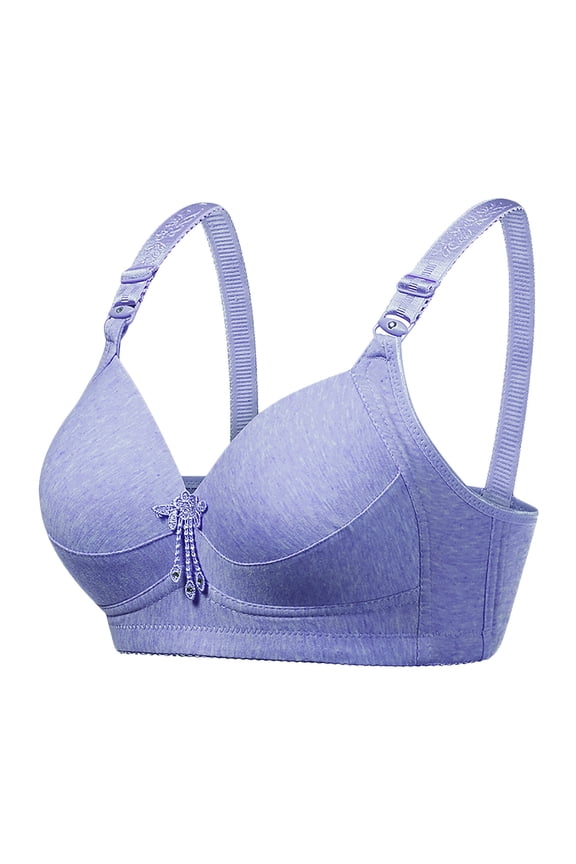 Bras for Women Full Coverage Wirefree Sports Bralette Strappy Everyday Wear Bra Comfort Stretch Underwear Plus Size Sports Bras for Women #3