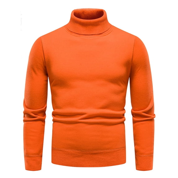 Xihbxyly Classy Mens Winter Mens Sweatrs Big and Tall Winter New Warm Pullover Solid Color Knitwear Fashion Sweater Men Round-Neck Sweater Big and Tall Sweaters