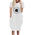 thumbnail image 1 of Xihbxyly Clearance Dress Maxi Dresses for Women 2025 Wedding Guest, Women's Plus Size Casual Dresses Long Sleeve Maxi Dress with Pockets, 1 of 5