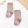 thumbnail image 1 of Xihbxyly Girls Socks And Winter Baby Baby Non-slip Floor Children's Coral Fleece Thickened Dinosaur Children's 1PC, 1 of 3